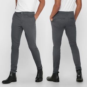 Only & Sons Grey Chinos — Business / Suit Trousers